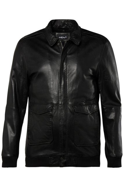 Men Plus Lederjacke Men+ Lederjacke Leder Rücken-Patch bis 8 XL günstig online kaufen