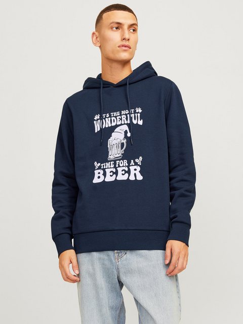 Jack & Jones Kapuzensweatshirt "JJXMAS ONE COLOR FUNNY SWEAT HOOD" günstig online kaufen