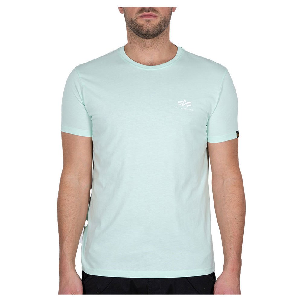 Alpha Industries Basic Small Logo Kurzärmeliges T-shirt M Mint günstig online kaufen