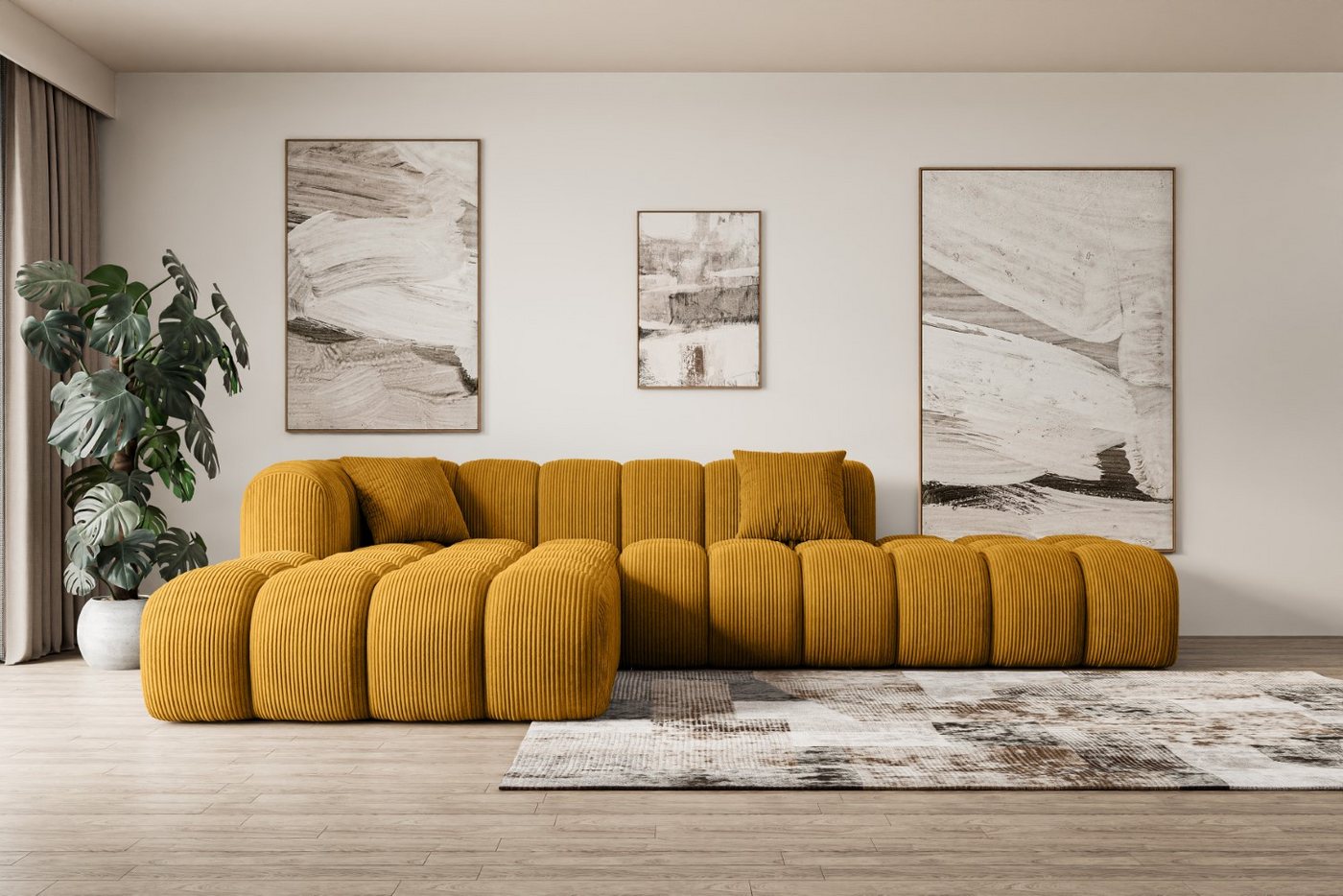 ALTDECOR Ecksofa OLEA-L2, Sofa Praktische Bequeme Funktionsecke Couch L-For günstig online kaufen