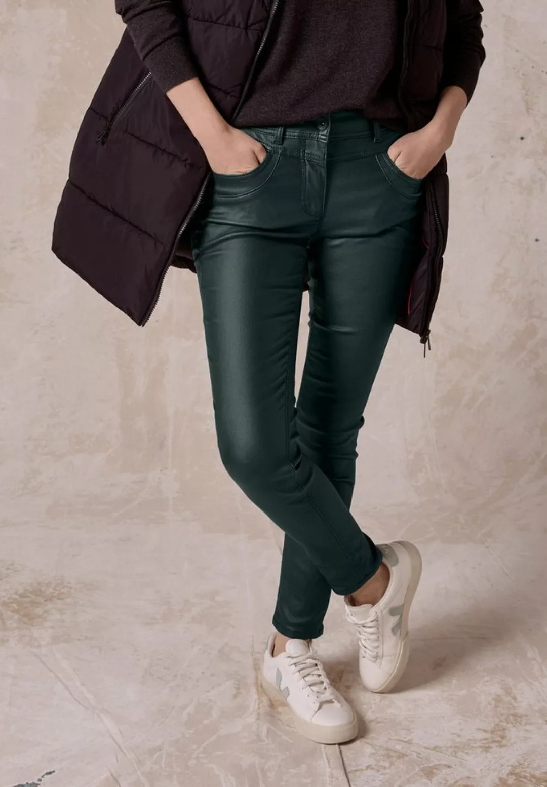 Cecil Lederimitathose SCARLETT im Five-Pocket Style günstig online kaufen