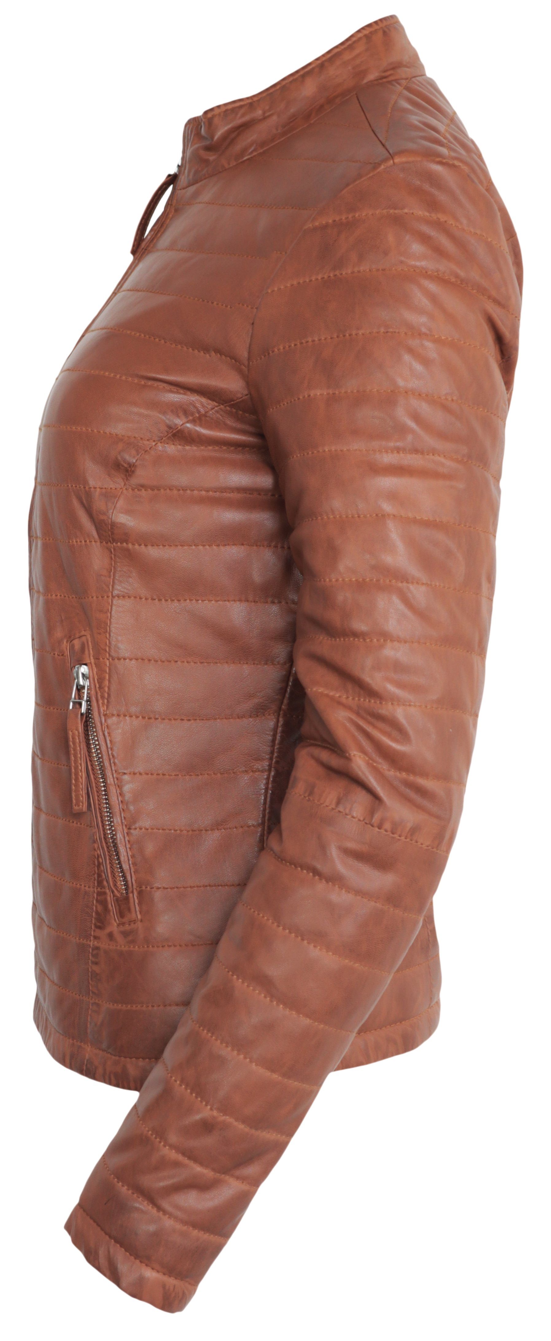 RICANO Lederjacke Padded stylische Steppjacke, hochwertiges günstig online kaufen