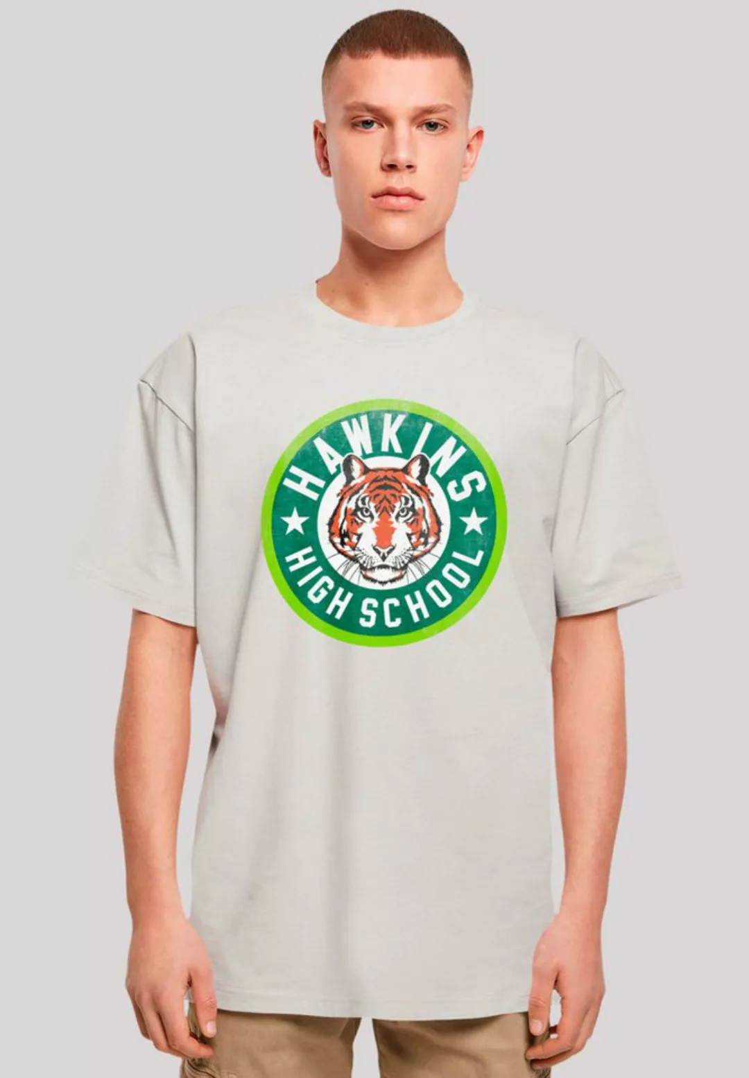 F4NT4STIC T-Shirt "Stranger Things Hawkins Tiger Circle", Premium Qualität günstig online kaufen