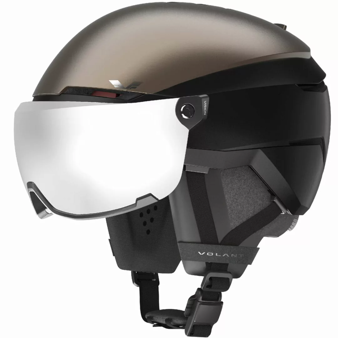 Volant Amid Visor HD Plus Helm Champagne/Black Chrome günstig online kaufen