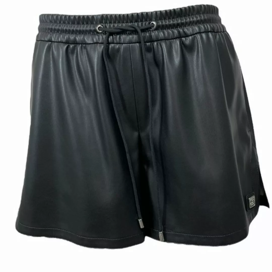 HUGO Lederimitathose Damen Shorts HESAR-1 (1-tlg) günstig online kaufen