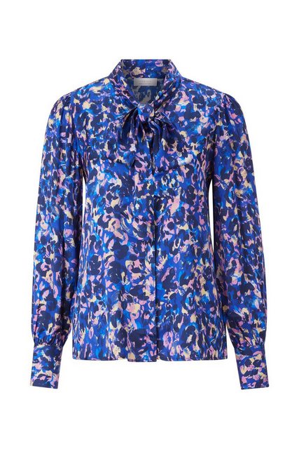 Rich & Royal Blusentop Printed blouse with bow recycled günstig online kaufen