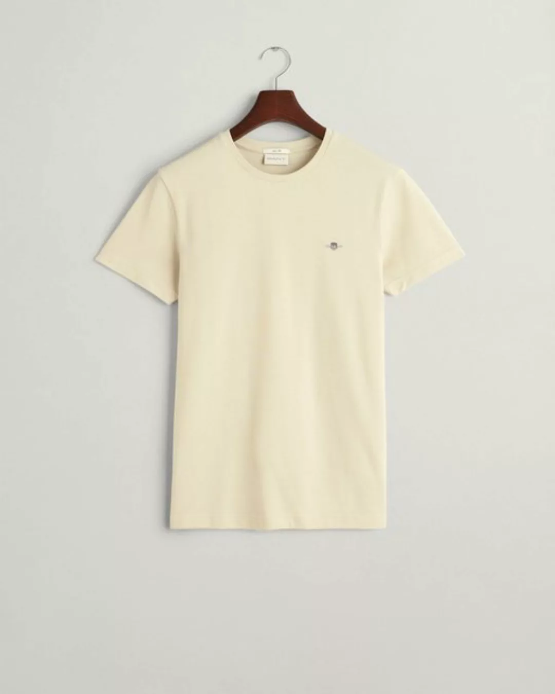 Gant T-Shirt SLIM PIQUE SS T-SHIRT aufgestickte GANT-Wappengrafik auf der B günstig online kaufen