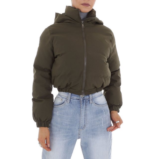 Ital-Design Steppjacke Damen Freizeit (87256571) Kapuze Gefüttert Winterjac günstig online kaufen