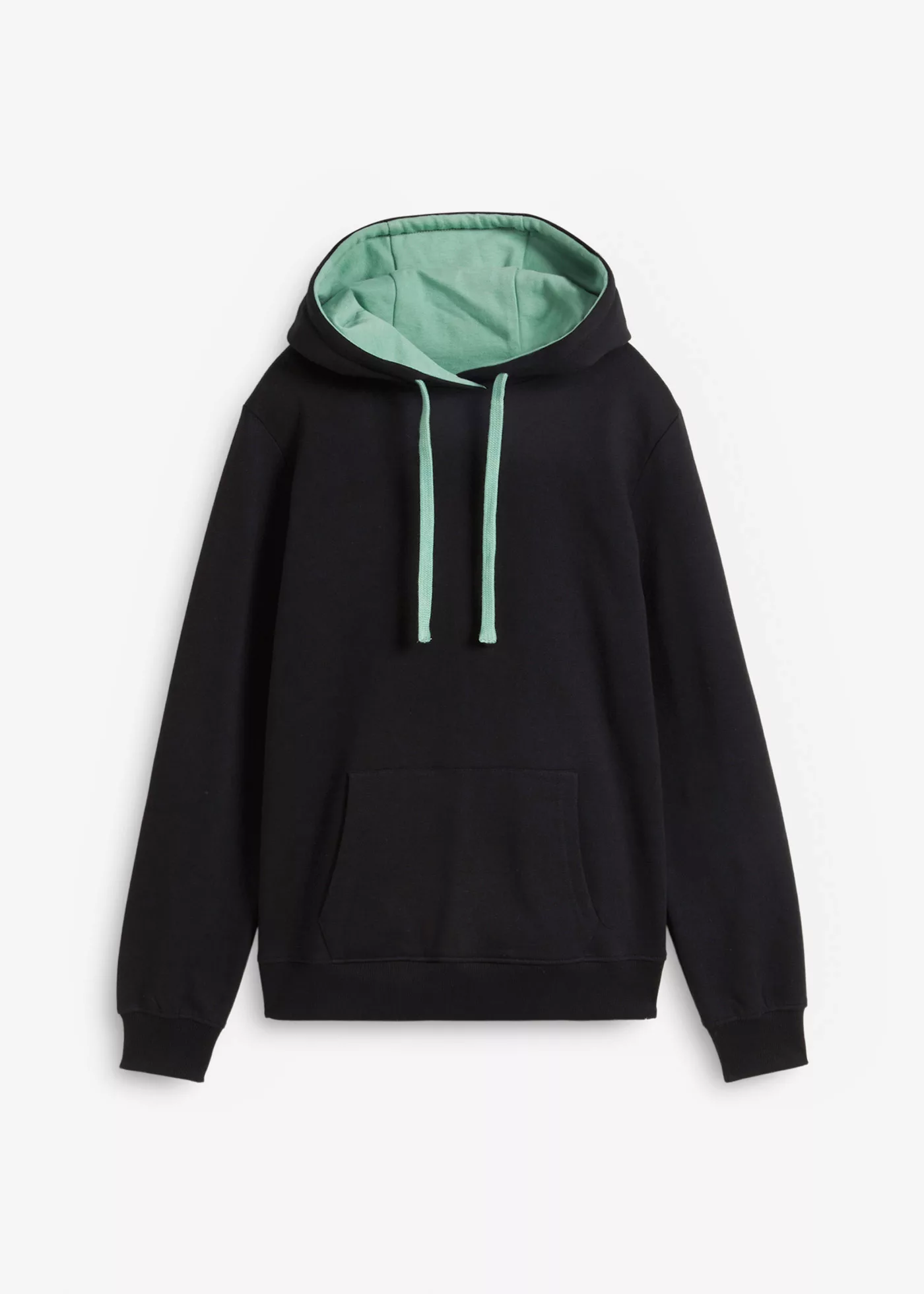 Kapuzensweatshirt mit Kontrastdetails aus Bio-Baumwolle günstig online kaufen