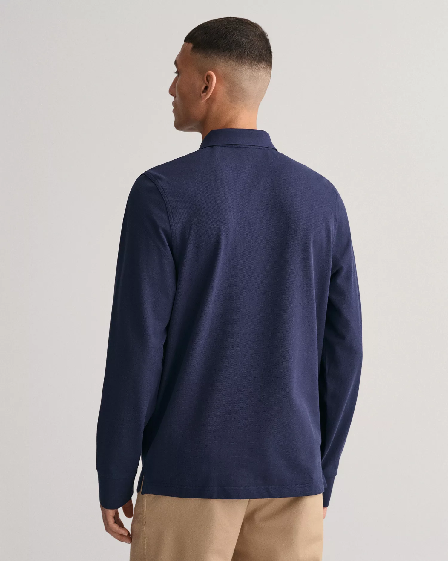 Gant Poloshirt REG CONTRAST PIQUE LS RUGGER mit kontrastfarbenen Einsätzen günstig online kaufen