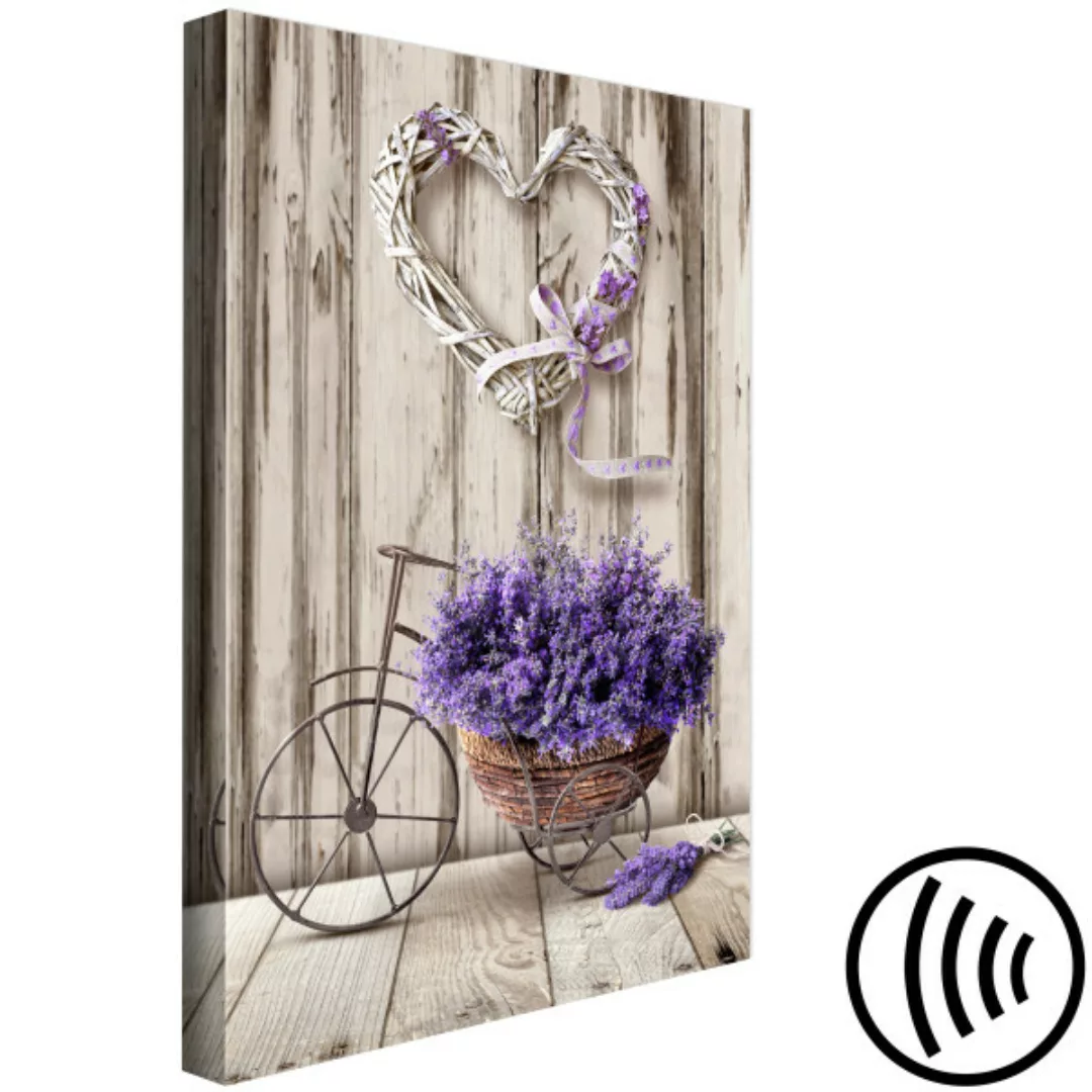 Leinwandbild Secret Lavender Bouquet (1 Part) Vertical XXL günstig online kaufen