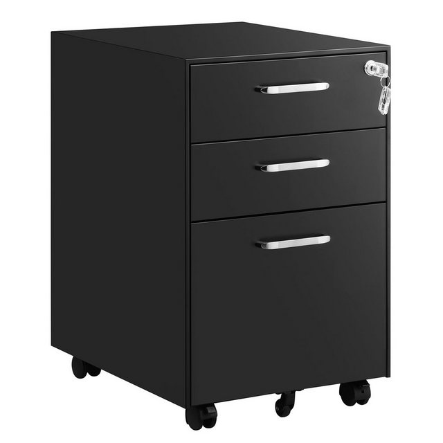 SONGMICS Aktenschrank Sideboard, Rollcontainer, abschließbarer, Schubladen günstig online kaufen