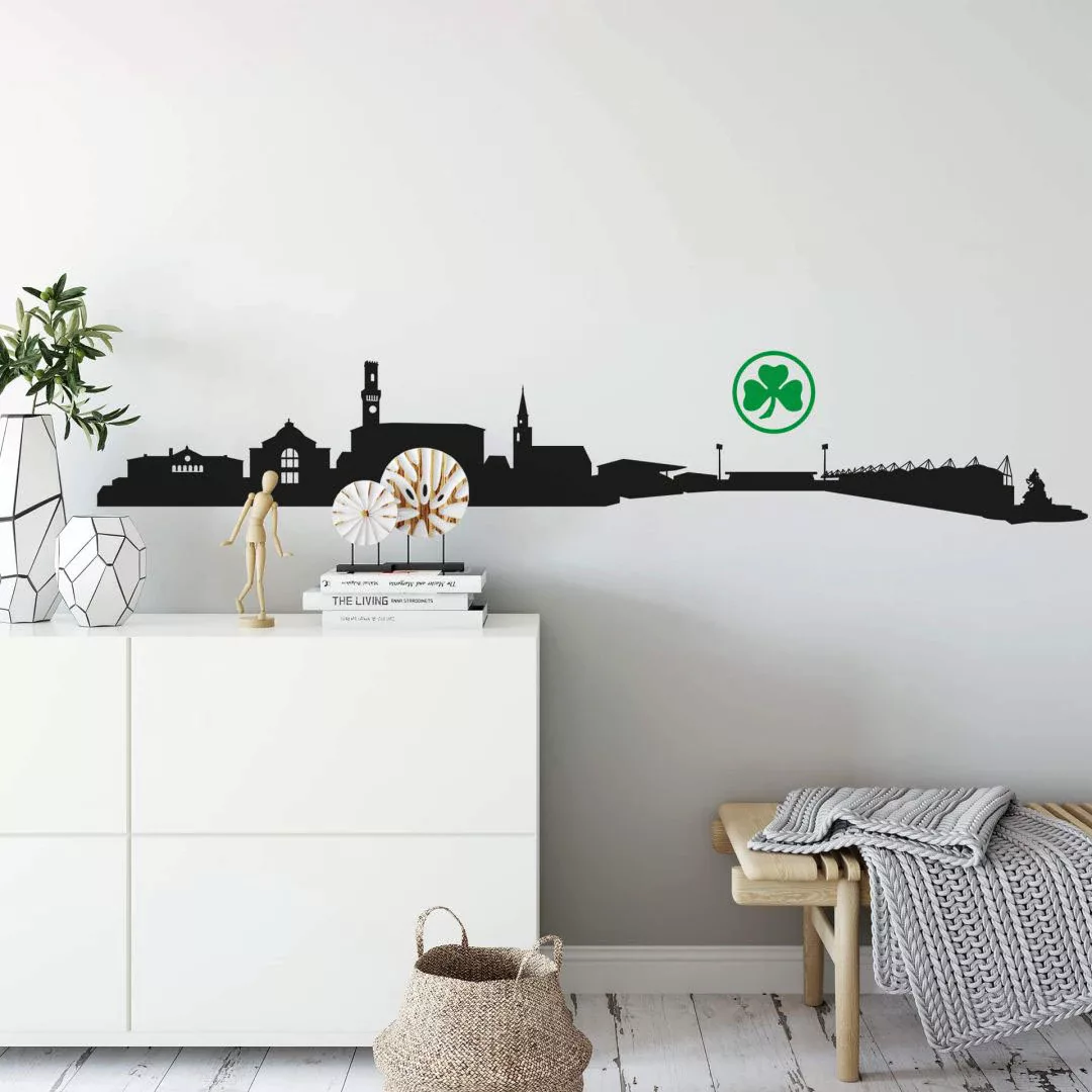 Wall-Art Wandtattoo »SpVgg Greuther Fürth Skyline«, (1 St.), selbstklebend, günstig online kaufen