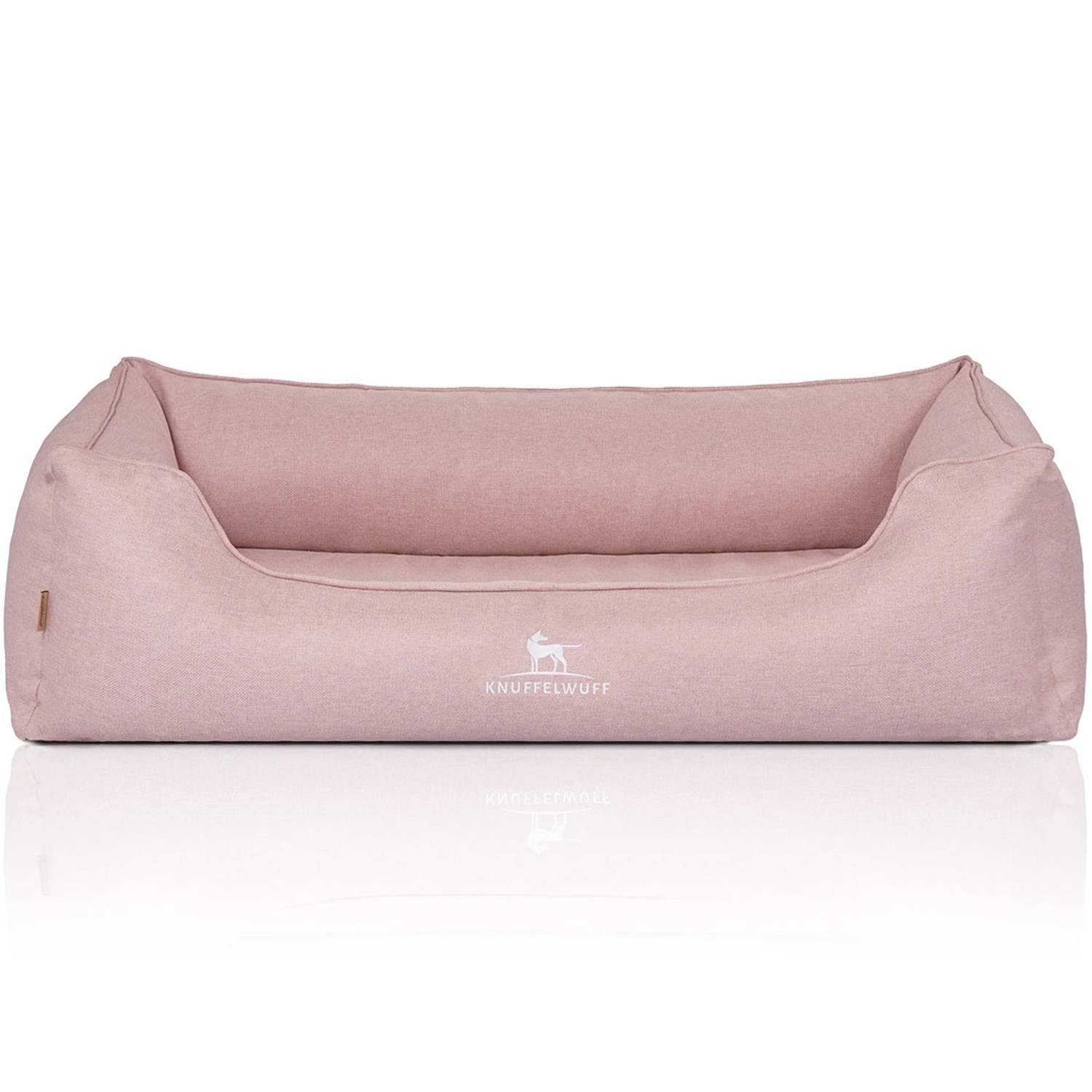 Knuffelwuff Hundebett Luisa Orthopädisch Velours XXL 120 x 85cm Rosa günstig online kaufen