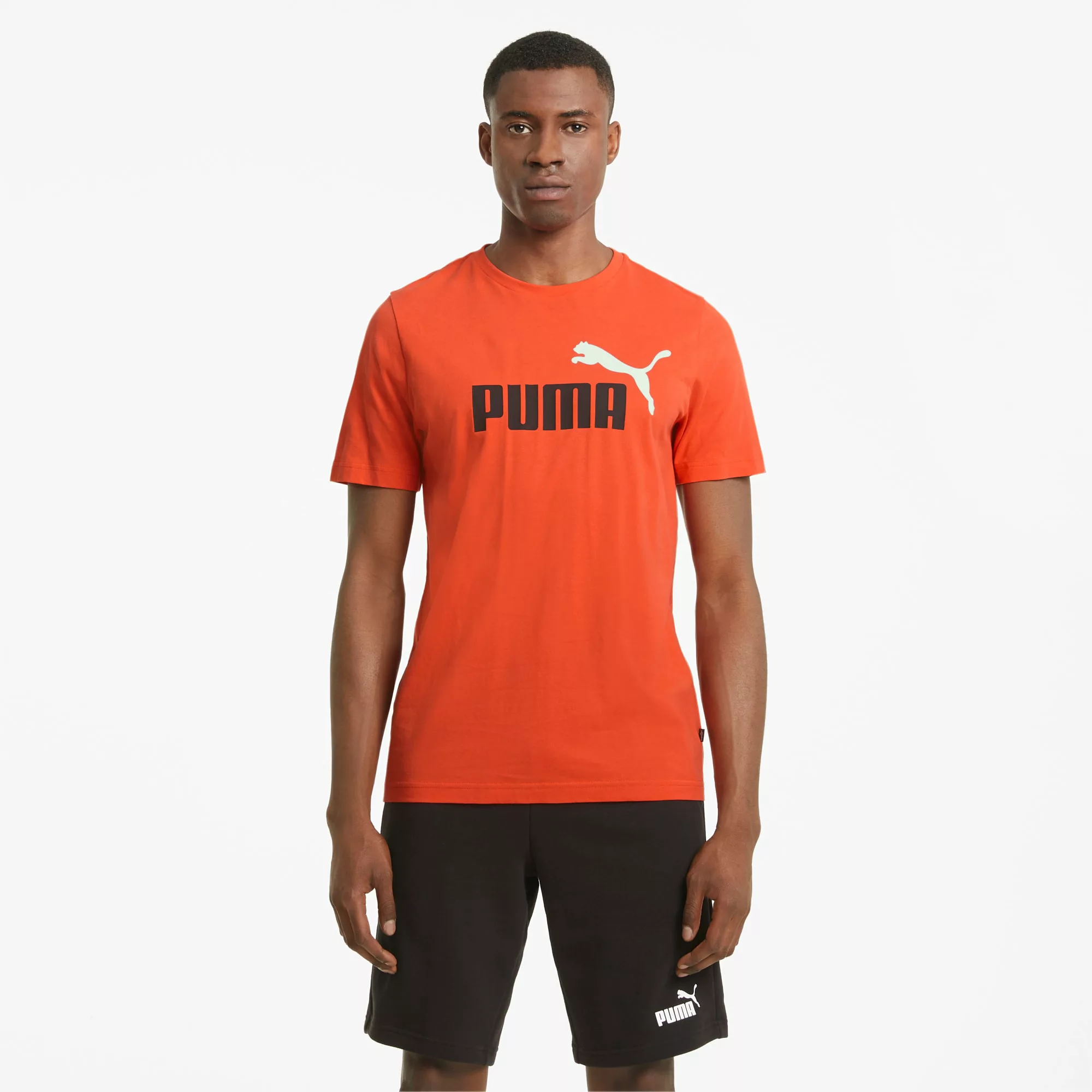 PUMA Essentials+ Herren T-Shirts mit zweifarbigem Logo | Mit Aucun | Mehrfa günstig online kaufen