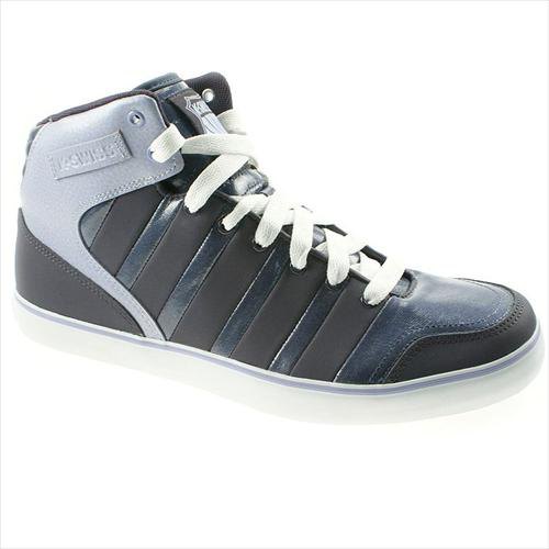 K-swiss Grande Court Lp Mid Vnz Schuhe EU 40 Grey / Navy Blue günstig online kaufen