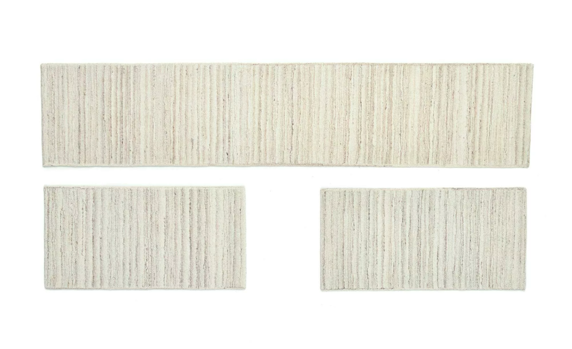 THEKO Wollteppich  Royal Berber  ¦ beige ¦ Wolle ¦ Maße (cm): B: 70 H: 1,8 günstig online kaufen