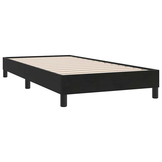 vidaXL Bett Boxspringbett ohne Matratze Schwarz 80x210 cm Samt günstig online kaufen