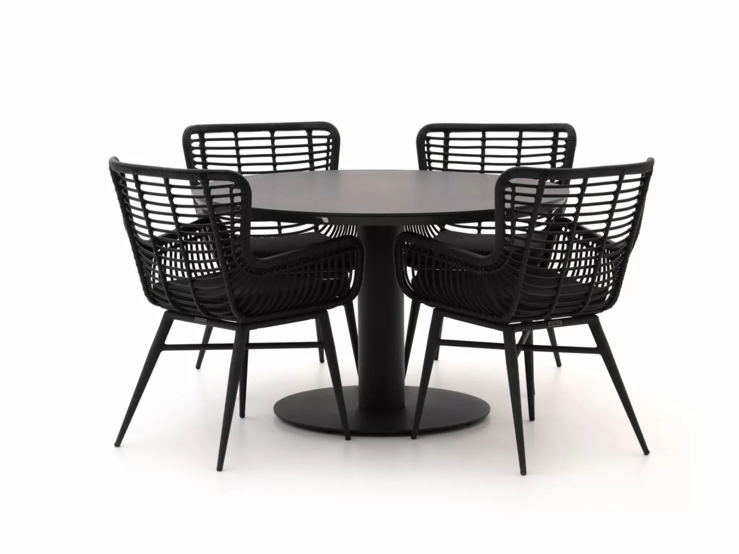 Intenso Asti/La Fonte Ø 120 cm Gartenmöbel-Set 5-teilig günstig online kaufen
