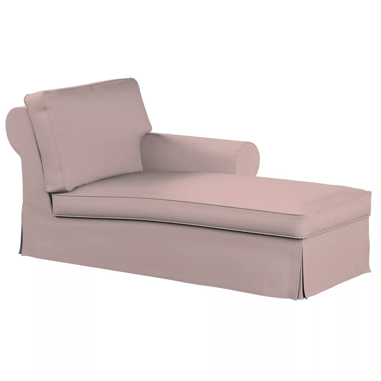 Bezug für Ektorp Récamiere rechts, rosa, Sofahusse für Ektorp Recamiere rec günstig online kaufen