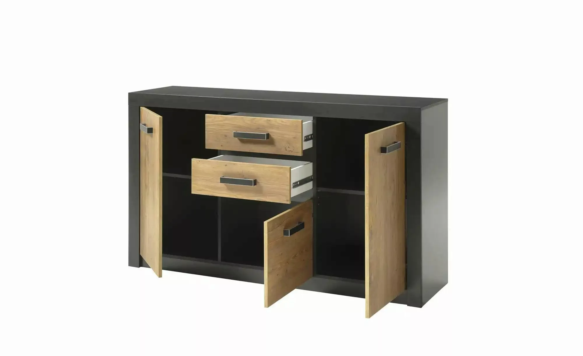 Sideboard  Balerma ¦ grau ¦ Maße (cm): B: 153 H: 88 T: 42 Kommoden & Sidebo günstig online kaufen