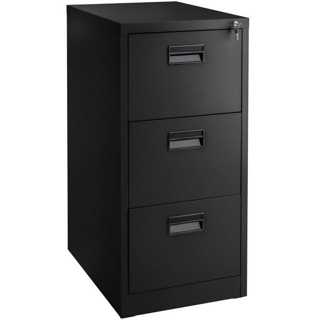 tectake Aktenschrank (Set mit 2 Schlüsseln, 1-St., inkl. Schlüssel) aus pul günstig online kaufen