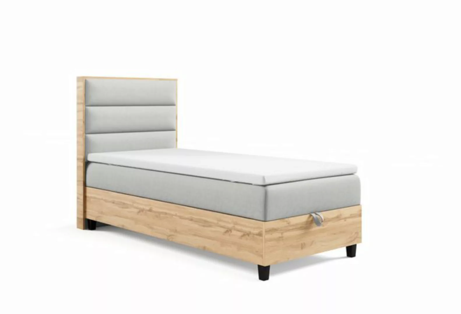 Best for Home Boxspringbett mit Bettkasten Trinity K-1 PLATE SINGLE inkl. 7 günstig online kaufen