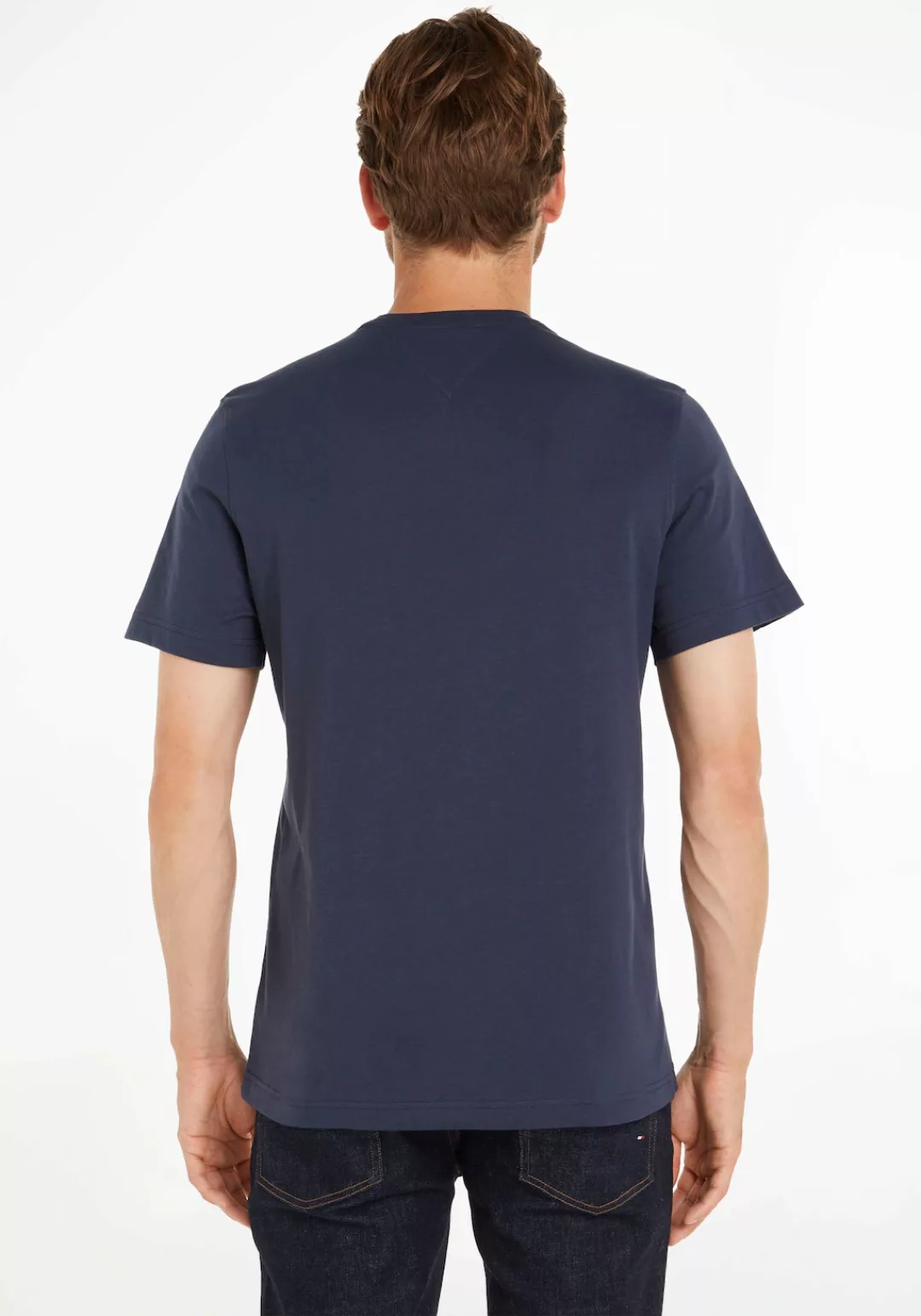 Tommy Jeans T-Shirt "TJM ESSENTIAL SOLID TEE", Regular Fit mit Rundhalsauss günstig online kaufen