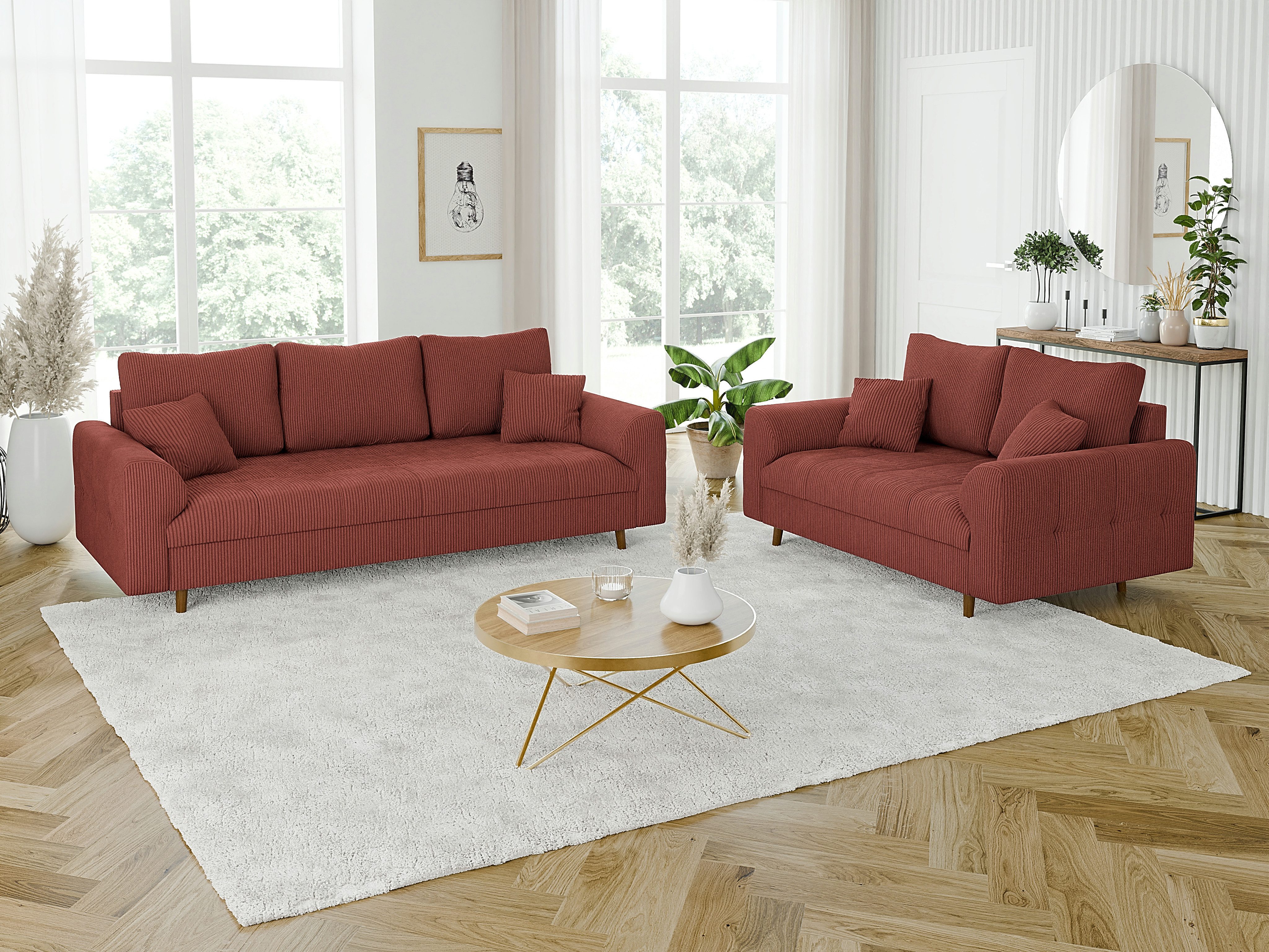 S-Style Möbel Polstergarnitur 3+2 Zara mit günstig online kaufen