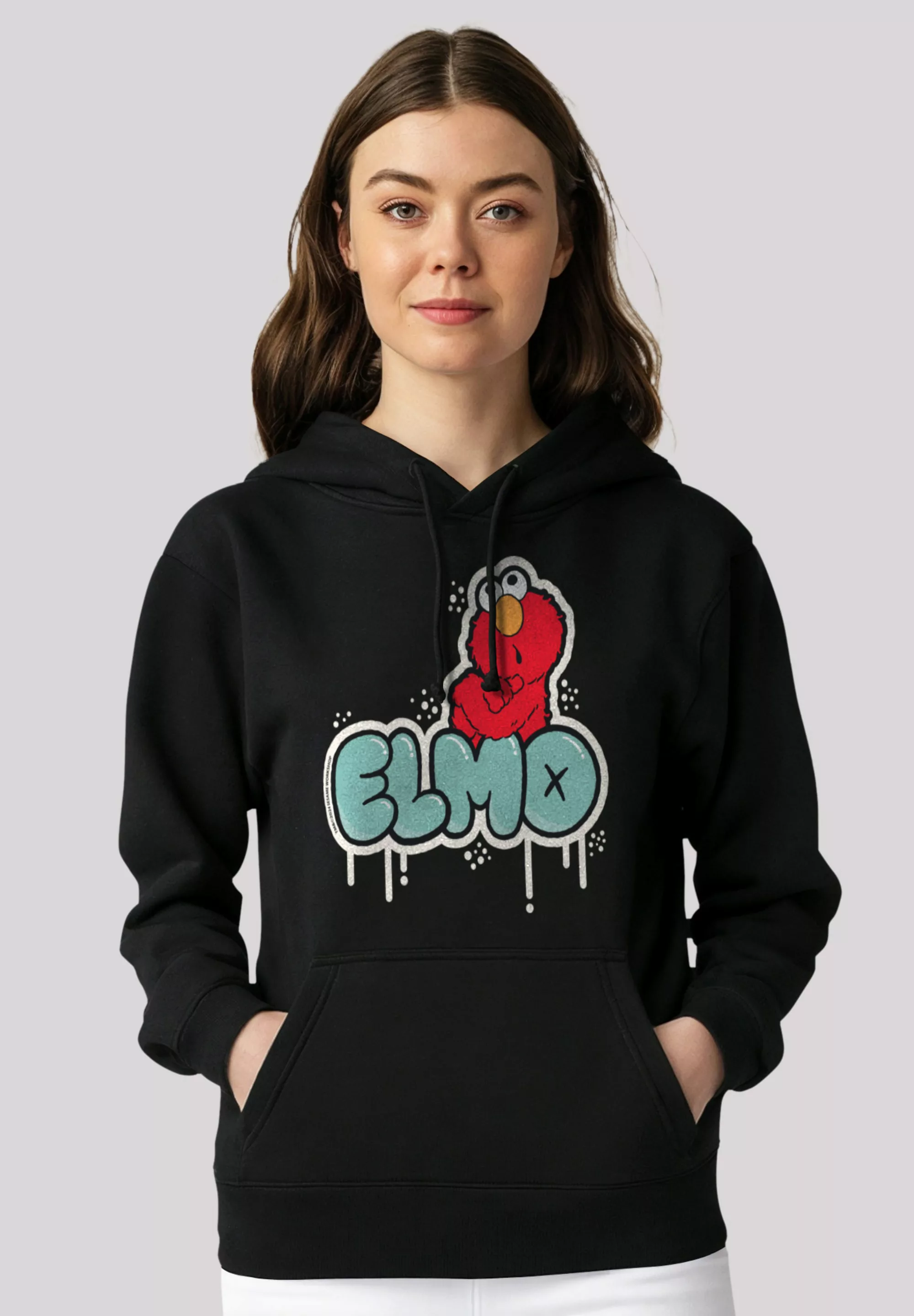 F4NT4STIC Kapuzenpullover "Sesamstraße Elmo Graffiti", Premium Qualität,Nos günstig online kaufen