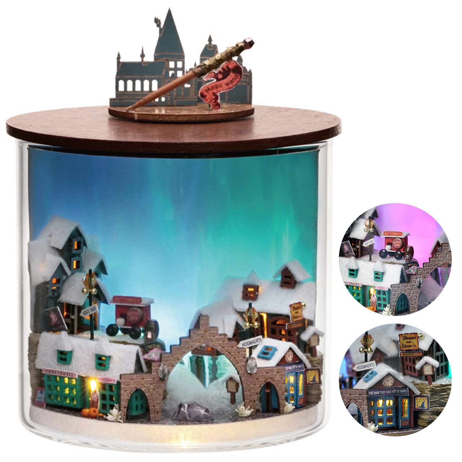 OKWISH 3D-Puzzle Miniaturhaus Bastelset DIY Modellbausatz günstig online kaufen