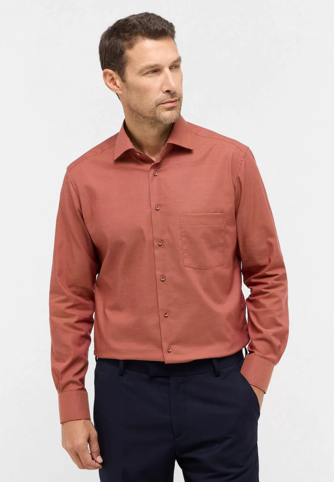 Eterna Langarmhemd "MODERN FIT", NON IRON (bügelfrei) günstig online kaufen