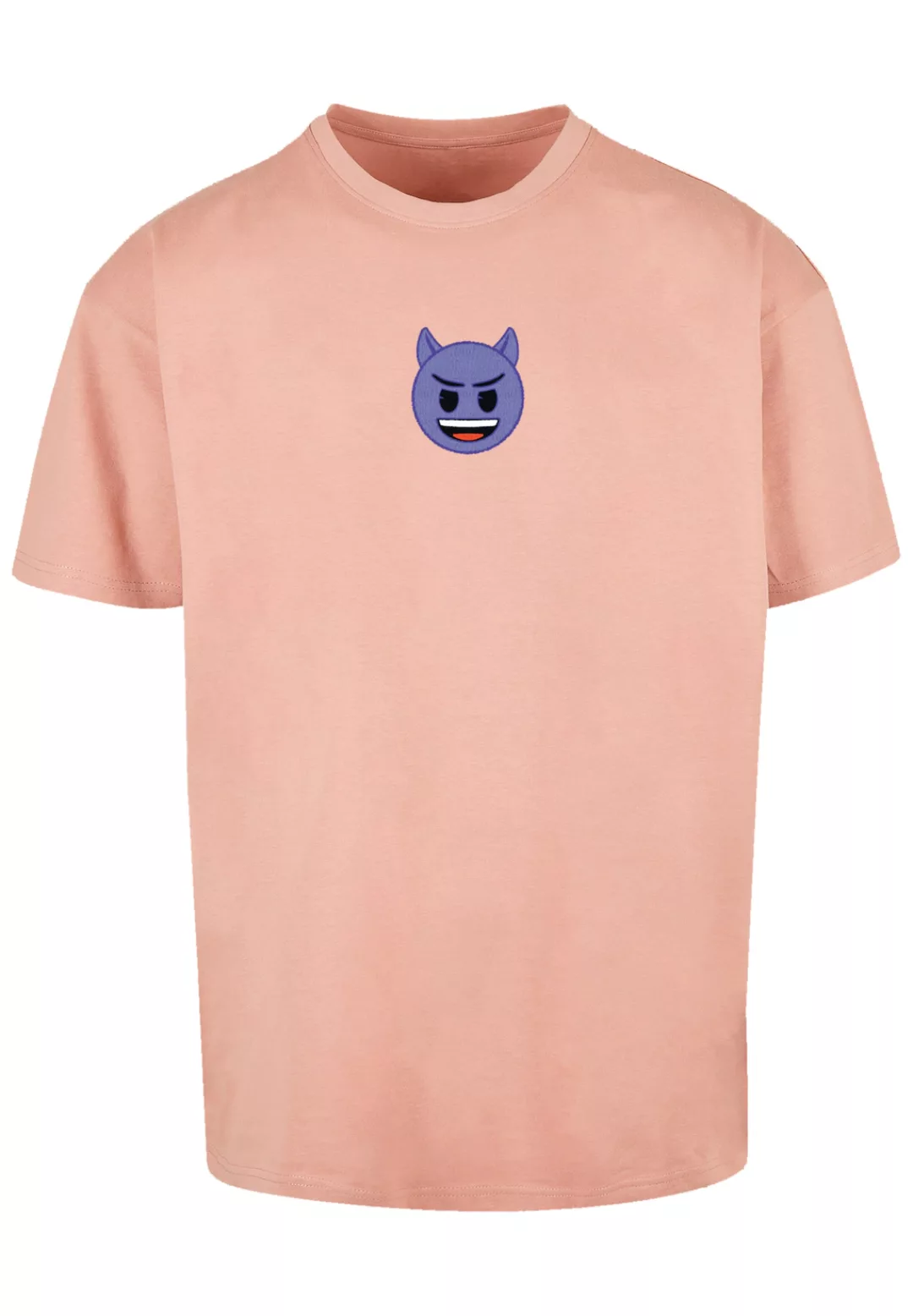 F4NT4STIC T-Shirt "emoji couture evil smiling purple face", Premium Qualitä günstig online kaufen