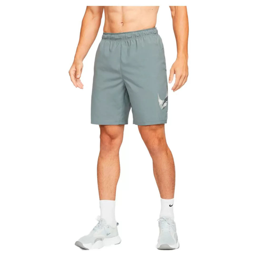 Nike Dri Fit Woven Camo Shorts Hosen M Smoke Grey günstig online kaufen