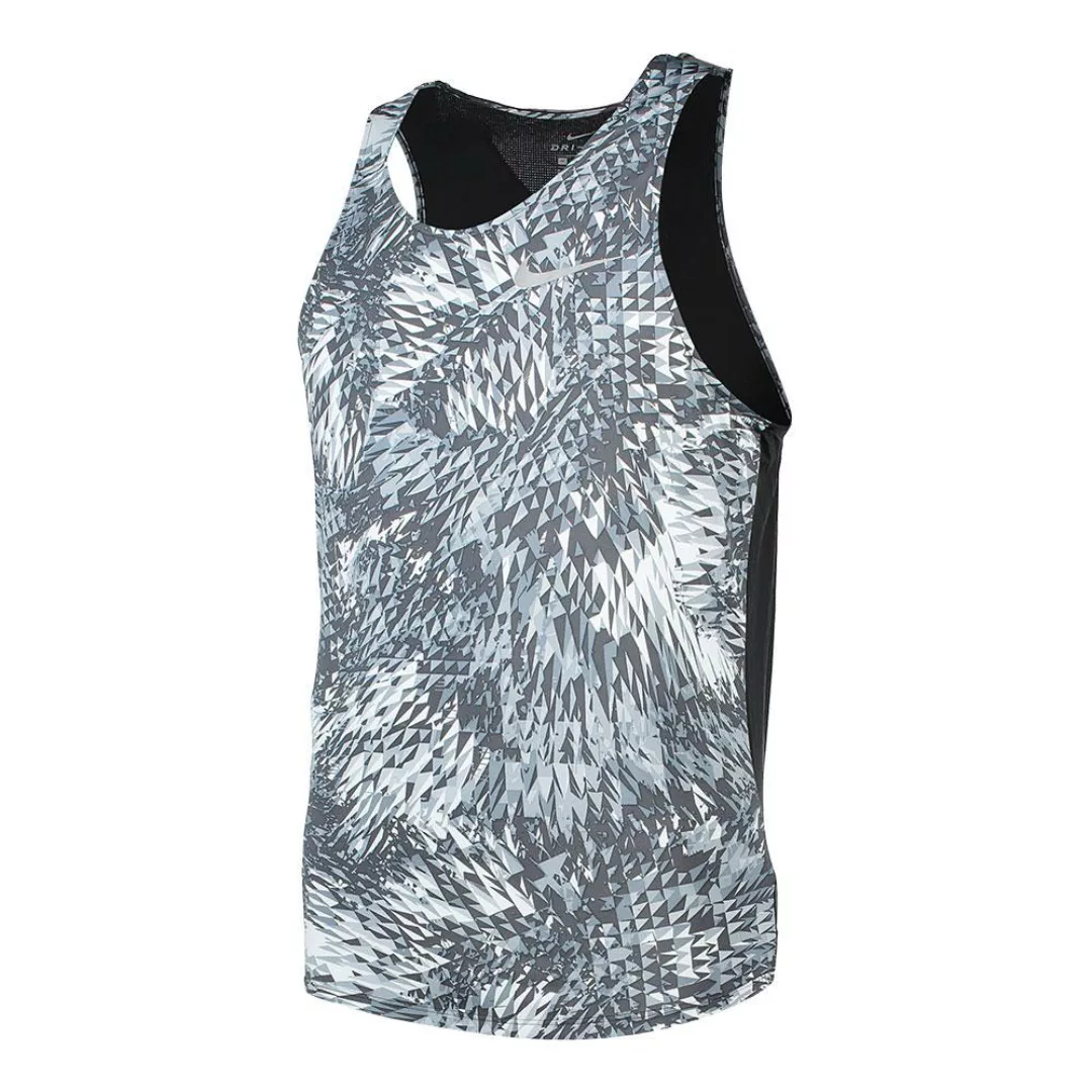 Nike Breathe Raging Ärmelloses T-shirt XL Wolf Grey / Black günstig online kaufen