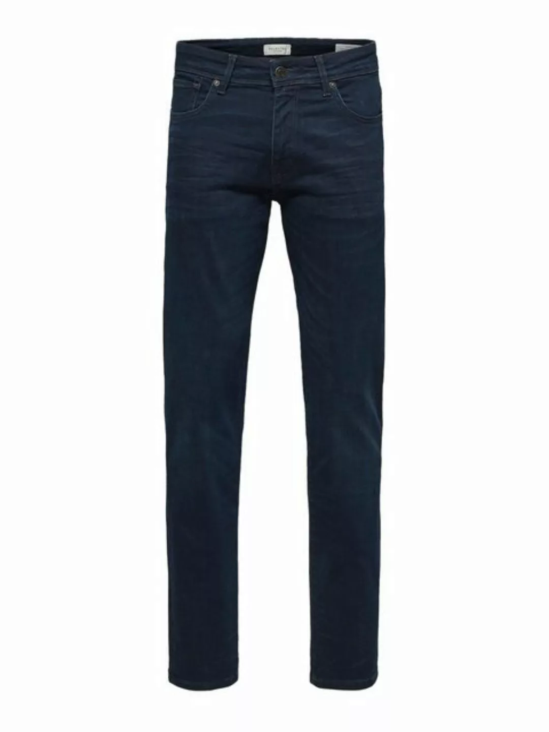 Selected Homme Herren Jeans SLH196-STRAIGHT SCOTT 6155 - Straight Fit - Bla günstig online kaufen