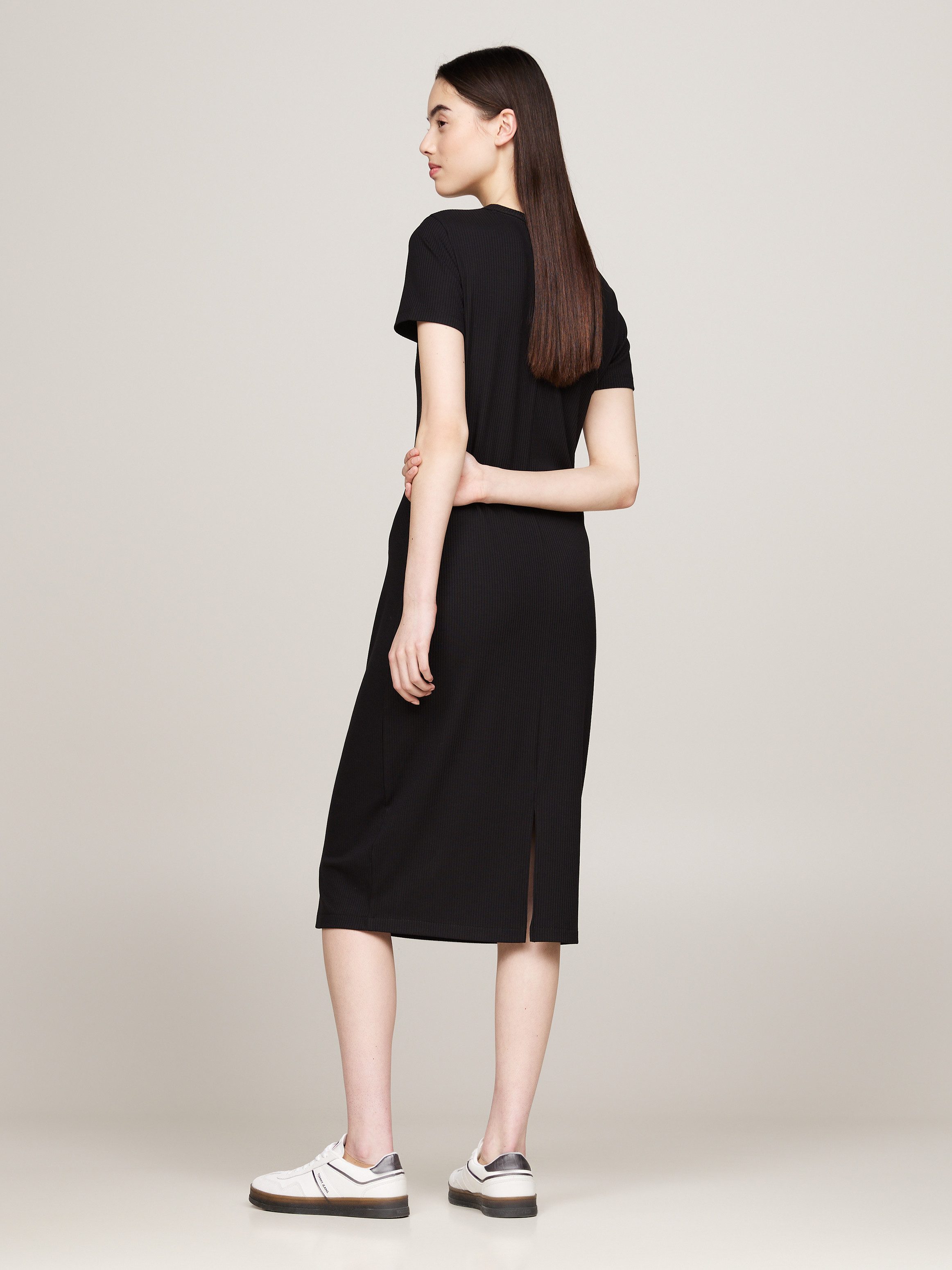 Tommy Jeans Jerseykleid mit gerippter Struktur, günstig online kaufen