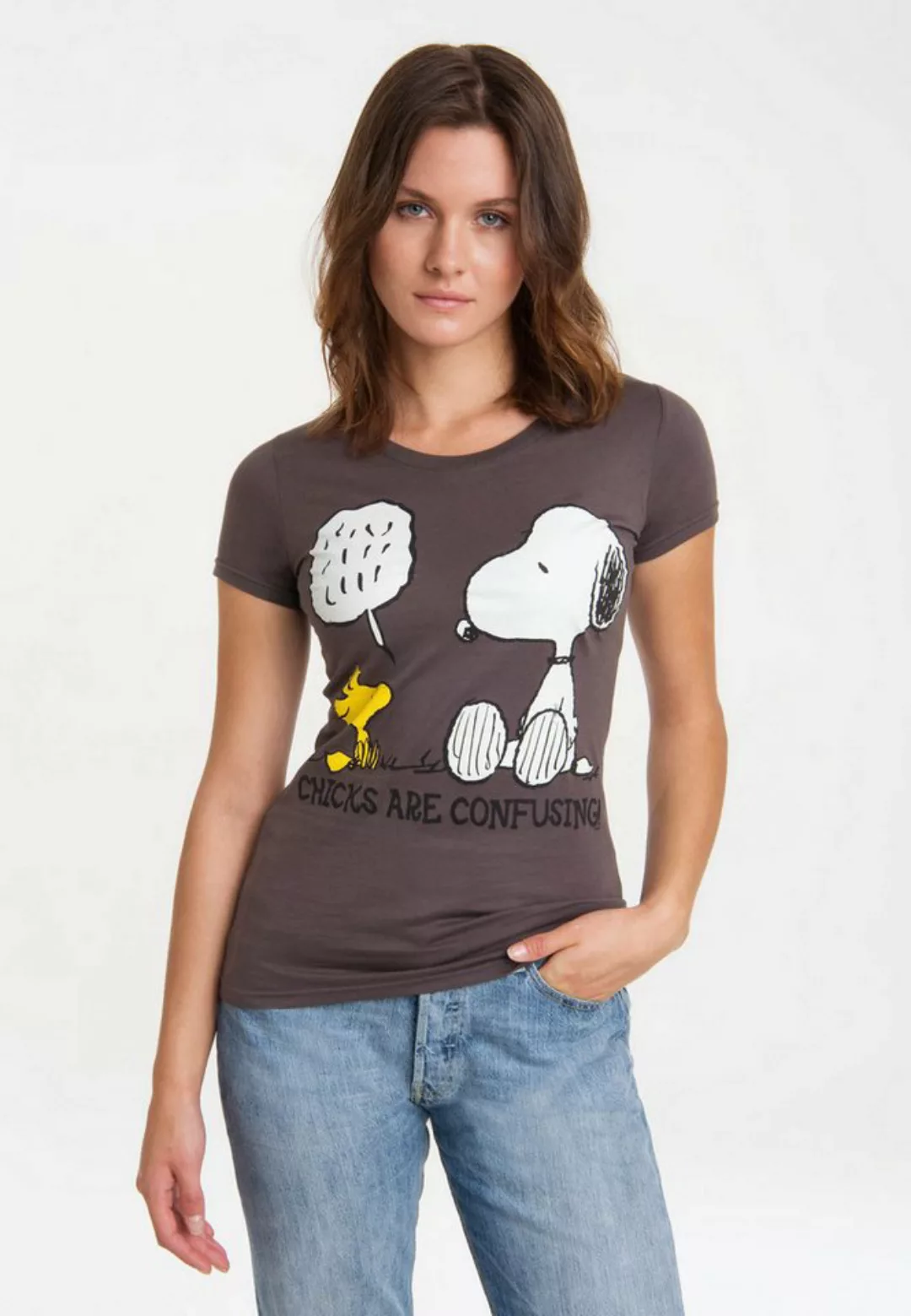 LOGOSHIRT T-Shirt Snoopy - Peanuts mit niedlichem Frontprint günstig online kaufen