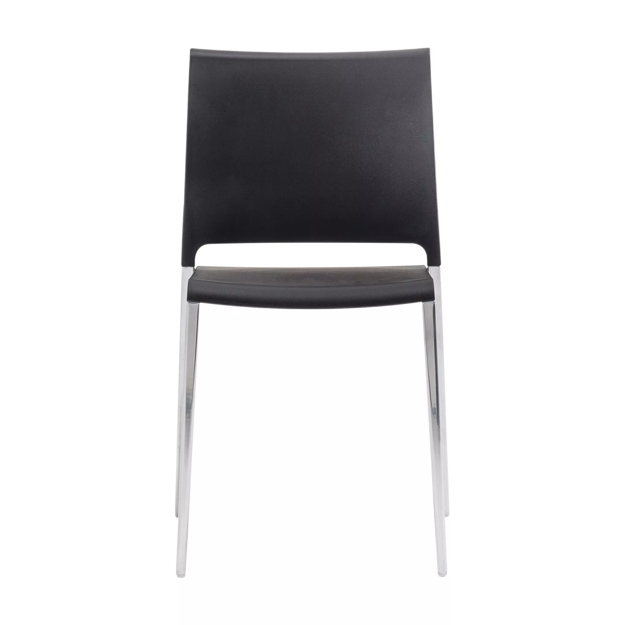 Pedrali - Mya 700 Stuhl - schwarz/HxBxT 79x46.5x53cm/Gestell Aluminium poli günstig online kaufen