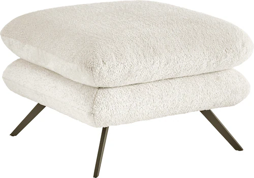 3C Candy Polsterhocker "Beatrice", quadratisch 70x70cm, in Fellimitat günstig online kaufen