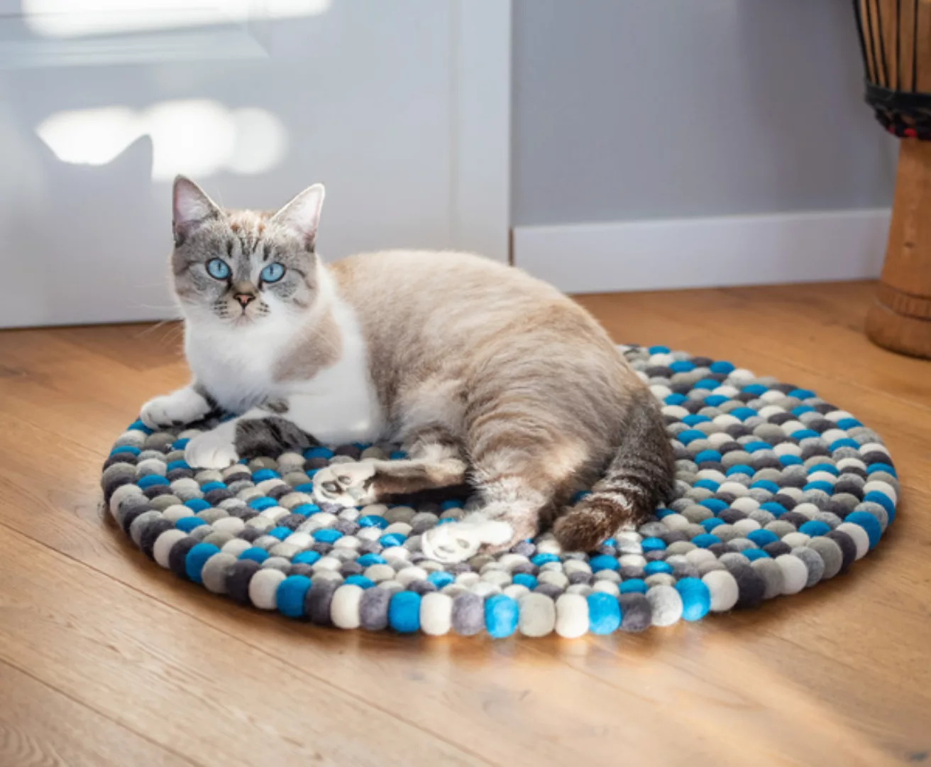 Filz Katzenteppich 60cm - Kuschelige Katzenliege Auch Für Große Katzen günstig online kaufen