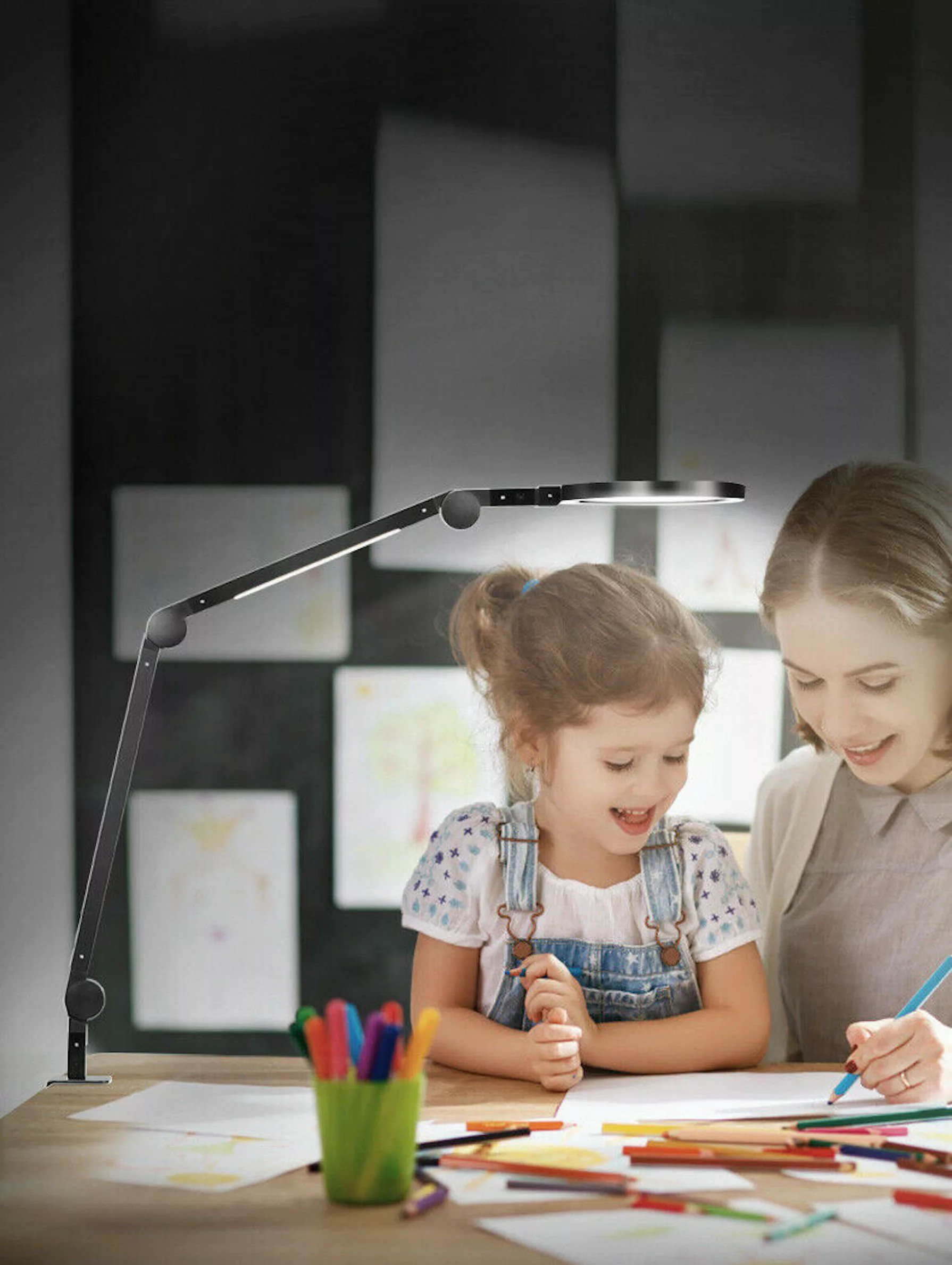 Woward LED Schreibtischlampe LED Klemmleuchte Schreibtischlampe günstig online kaufen