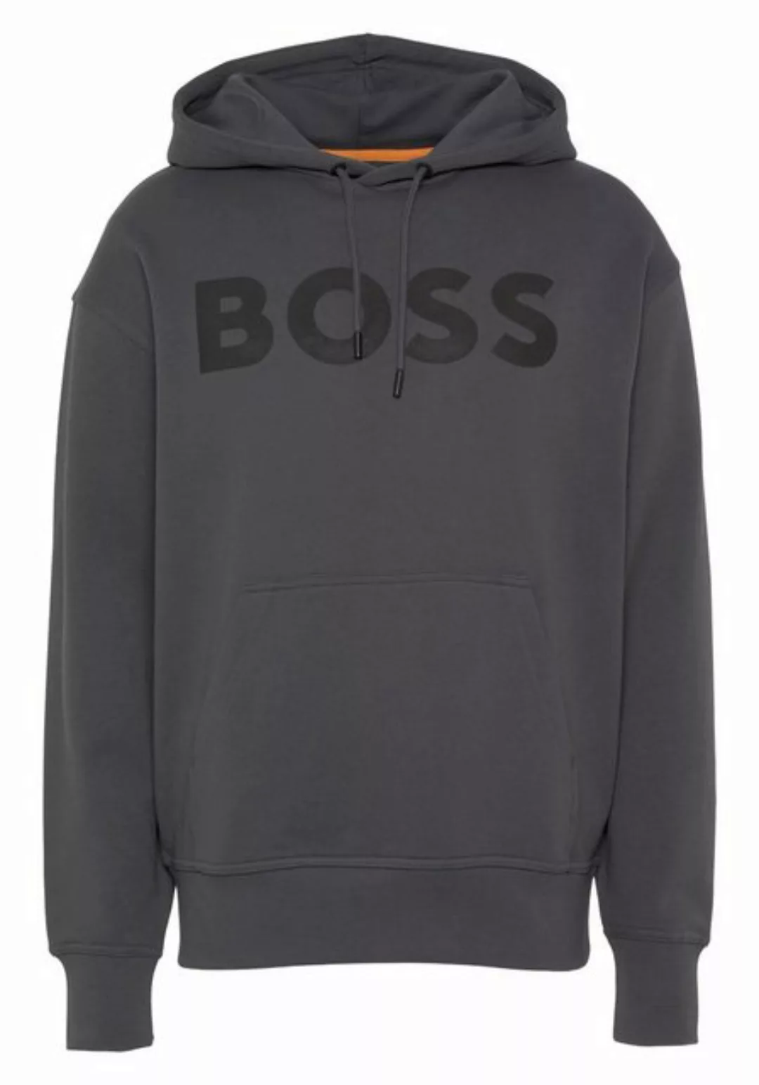 BOSS ORANGE Hoodie WebasicHood mit weißem Logodruck günstig online kaufen