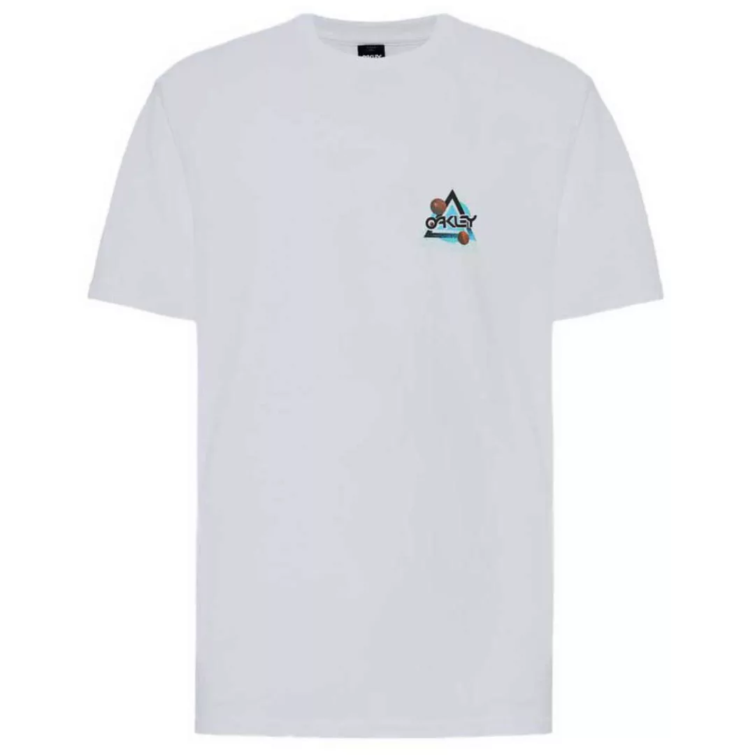 Oakley Apparel Space Polygon Kurzärmeliges T-shirt L White günstig online kaufen