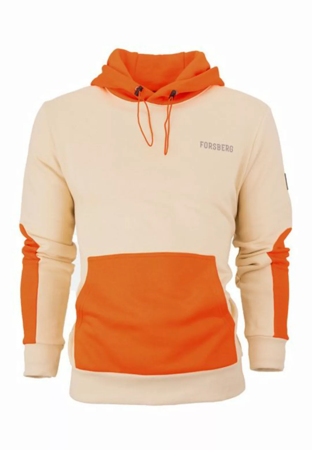 FORSBERG Sweatshirt Hoodie mit reflektierendem Logo günstig online kaufen