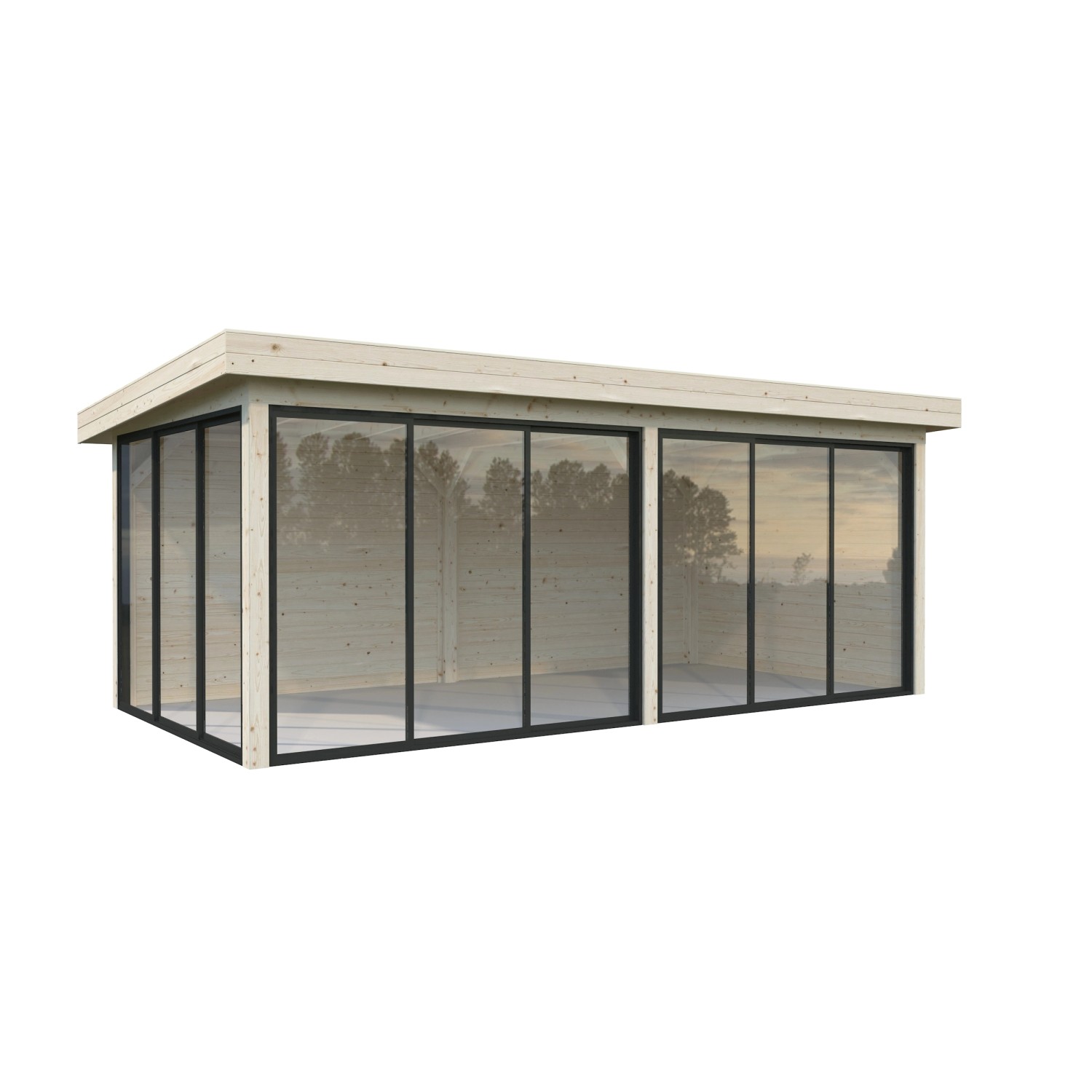 Palmako Pavillon Lenna Set 402 Slide Naturbelassen 588 cm x 300 cm FSC® günstig online kaufen