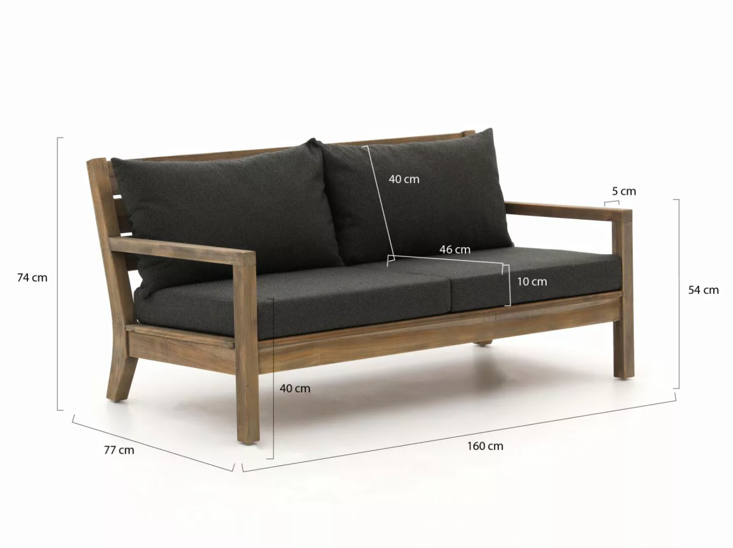 ROUGH Batang Gartensofa 160 cm günstig online kaufen