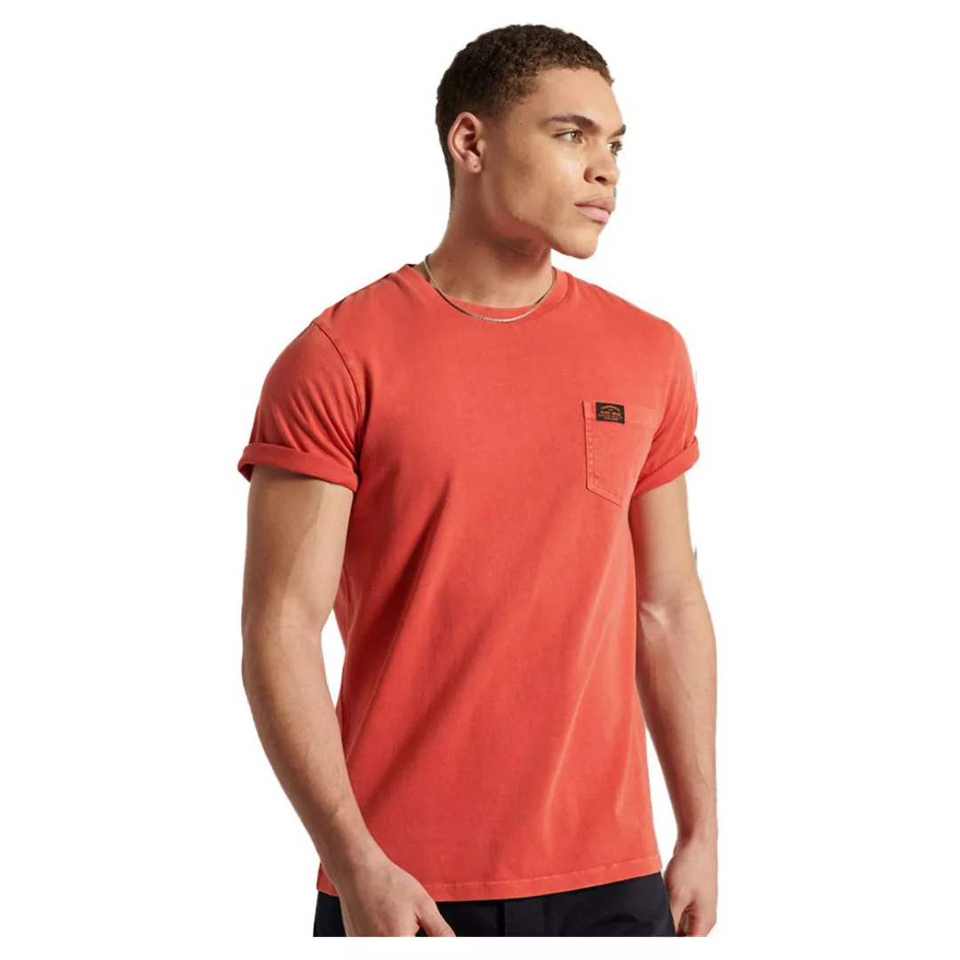 Superdry Workwear Pocket Kurzarm T-shirt 2XL Volcanic Lava Orange günstig online kaufen