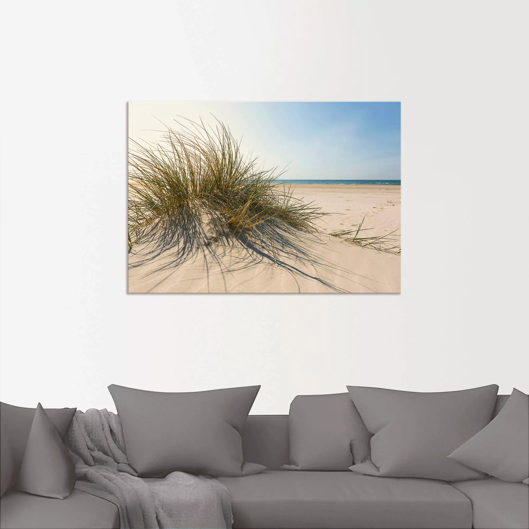 Artland Wandbild "Strandgras", Küste, (1 St.), als Alubild, Outdoorbild, Le günstig online kaufen