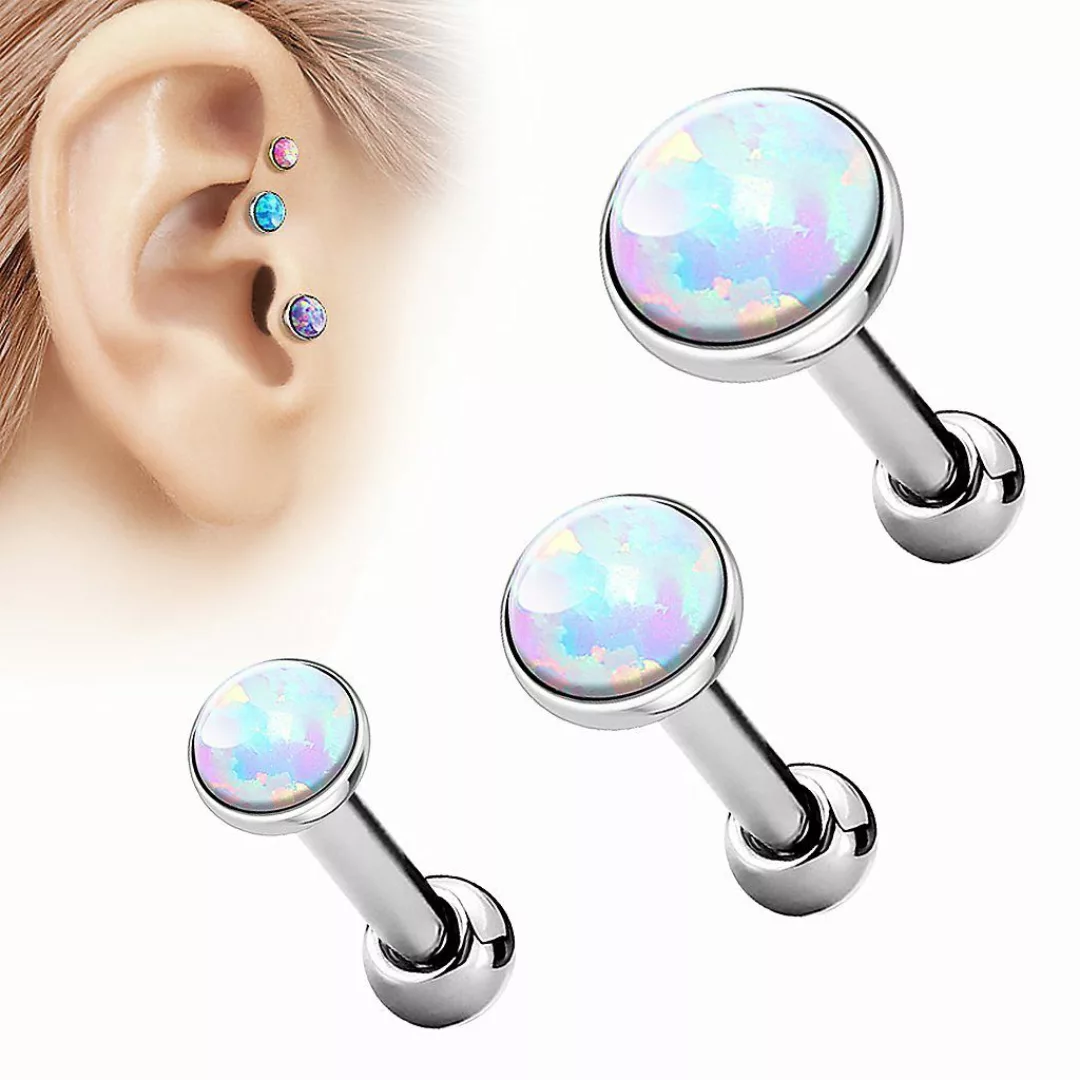 Taffstyle Piercing-Set Tragus Stecker mit flachen günstig online kaufen